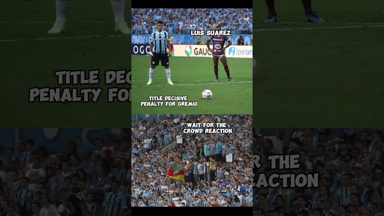 Luis Suarez title decisive penalty #football #goals #ultras #hinchada #torcida #gr&ecirc;mio
