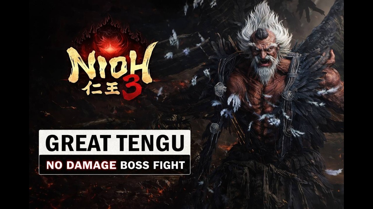 Nioh 3 - HOW TO BEAT Great Tengu Boss Guide (No Damage)