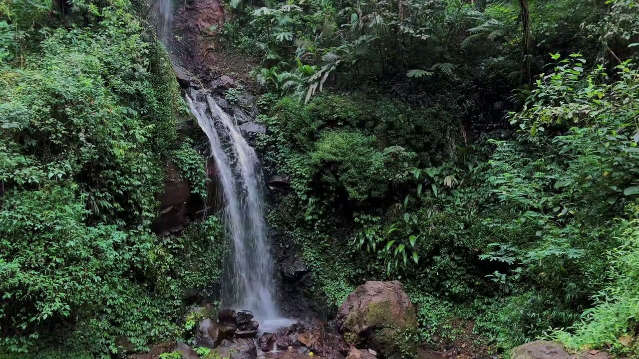 Sleep Instantly with Relaxing Waterfall Ambience | Deep Stress Recovery and Mental Peace Night