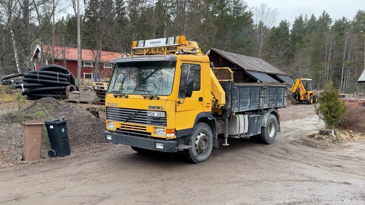 Köp Kranbil Volvo FL7 Intercooler på Klaravik