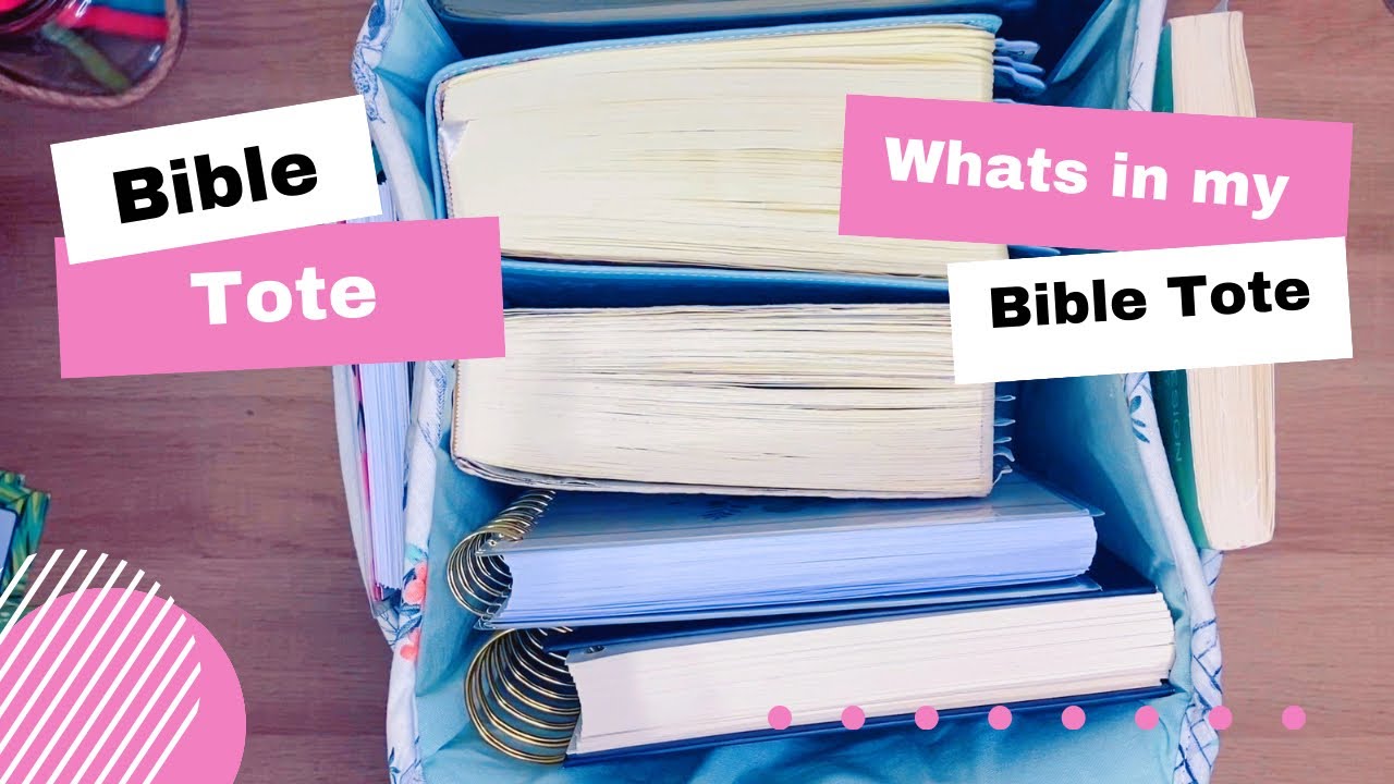 My Bible Tote Bag | What’s in my Bible Bag? | Pack With Me