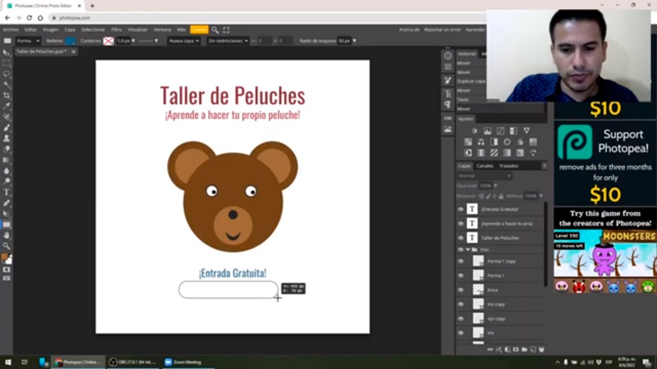 Cómo dibujar en Photopea