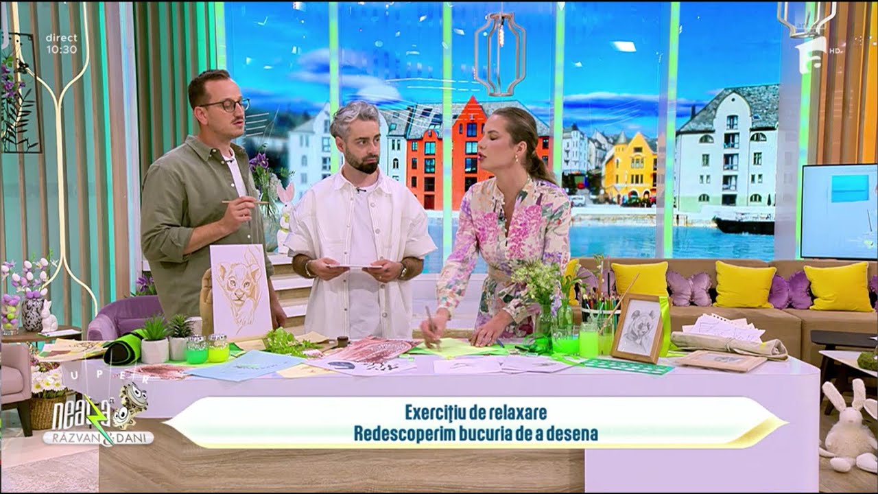 Iustina ne arată cât de simplu este să redescoperi bucuria de a desena.