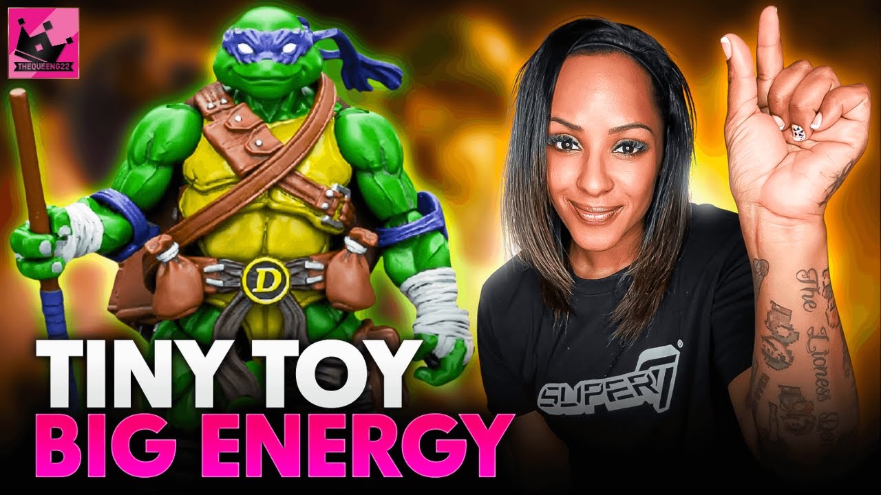 🙂‍↔️ He's Not As Big As I Thought (TWSS) TMNT Joy Toy Donatello.