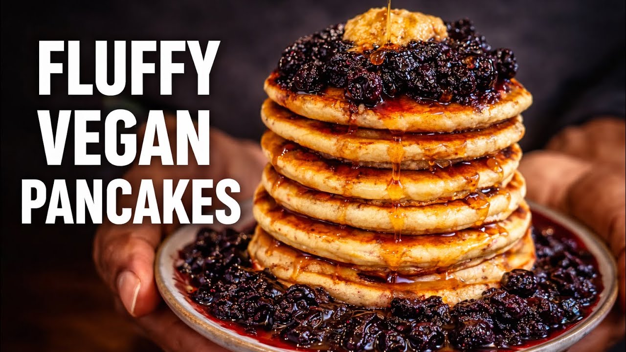 Fluffy Vegan Pancakes (Better Than Diner Pancakes)