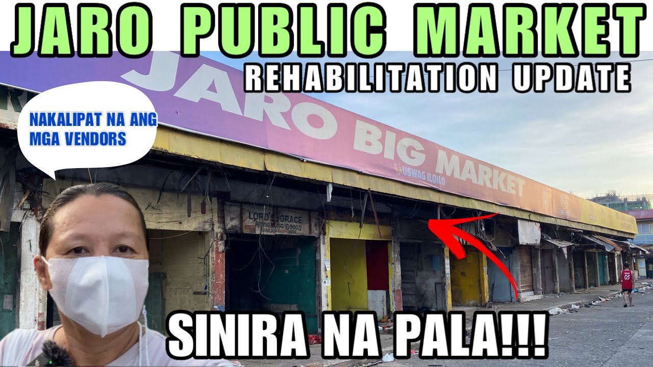 SINIRA NA ANG JARO PUBLIC MARKET AT NAKALIPAT NA ANG MGA VENDOR SA TEMPORARY STALLS