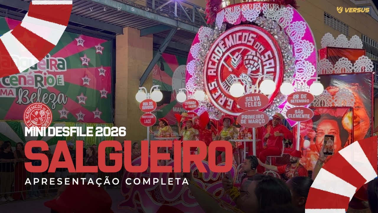 SALGUEIRO 2026 - MINI DESFILE COMPLETO NA CIDADE DO SAMBA