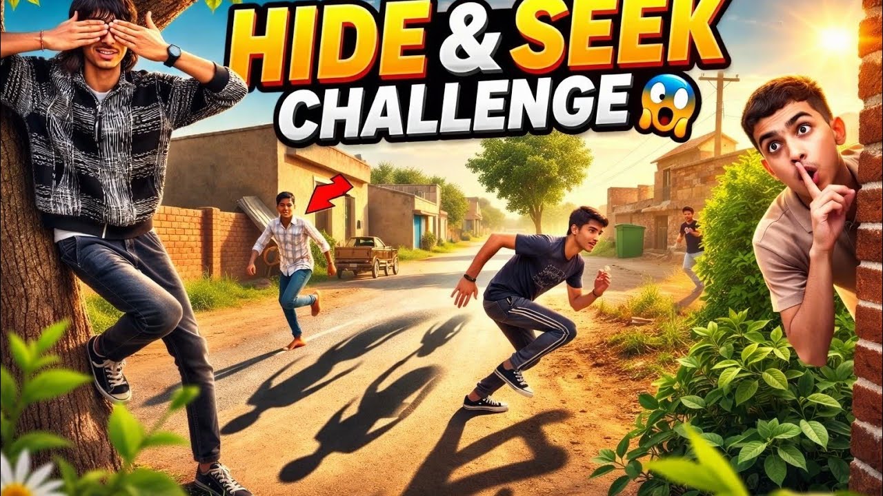 Hide and Seek Challenge 😱 | Funny Hide & Seek in Public | Comedy Challenge Video 