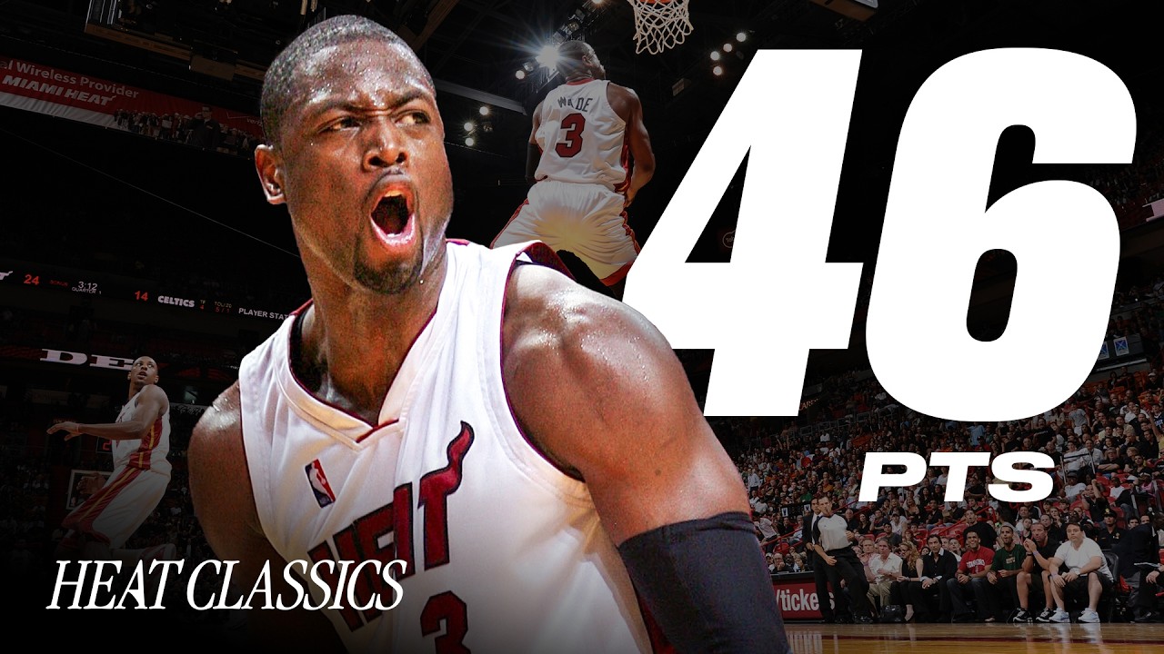 Dwyane Wade 46 POINTS vs. Celtics ⚡️ 2010 NBA Playoffs
