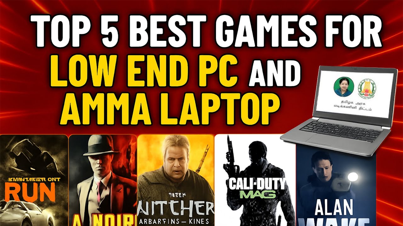 Gaming on Amma's Laptop? These 5 Games Actually Run in 2025!