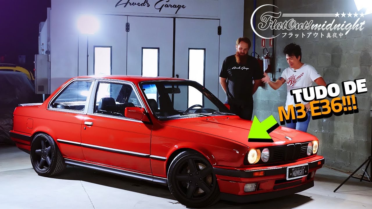 Sim, este BMW E30 tem TODA A MECÂNICA de M3 E36! FlatOut Midnight