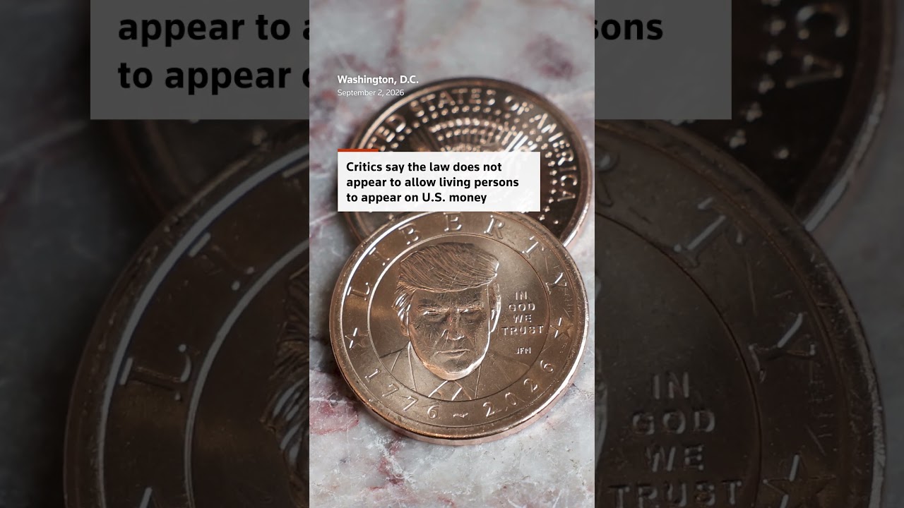 US Mint produces $1 coin with Trump's face