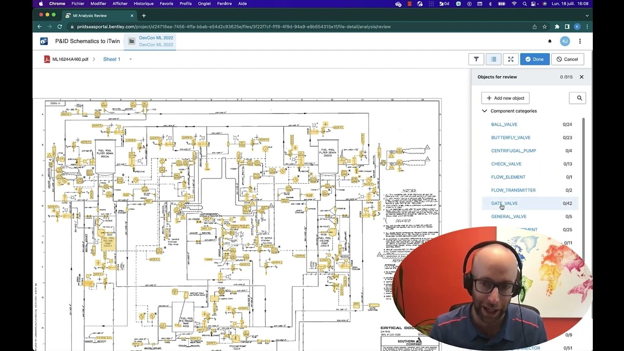 P&ID to iTwin: Accelerating the Digitalization of 2D Design Data Using Machine Learning