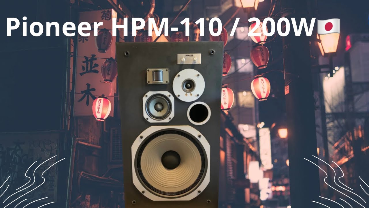 ENCEINTES PIONEER HPM 110 😍🎼➡️ RELOOCKÉES PAR LE CLUB DE MANU 😉