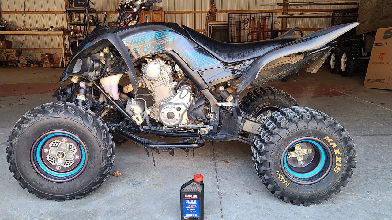 Complete step by step Yamaha Raptor oil change