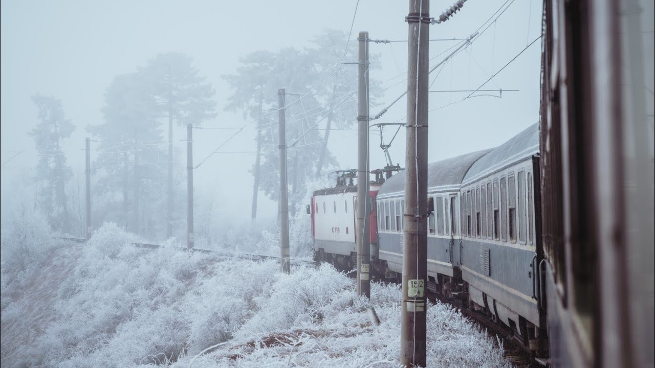 IR 1541 ride through frozen places [4K]