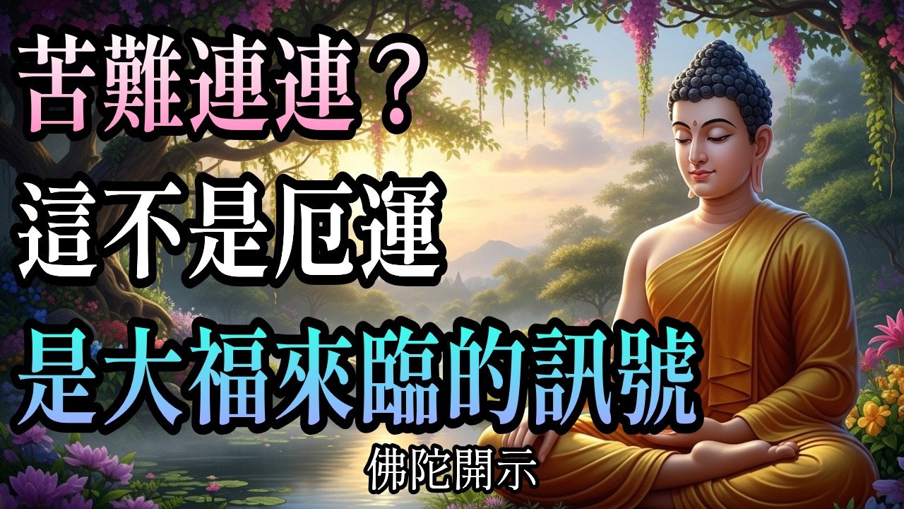 越痛苦｜離大運越近？佛陀揭示人生轉運的真相