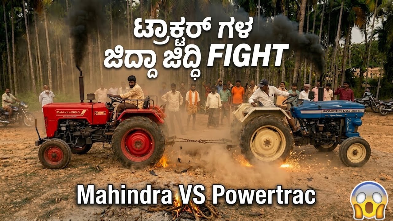 ಟ್ರಾಕ್ಟರ್ ಗಳ ಬಾರಿ FIGHT , ನಾನ ನೀನಾ ನೋಡೆ ಬಿಡನ 🔥