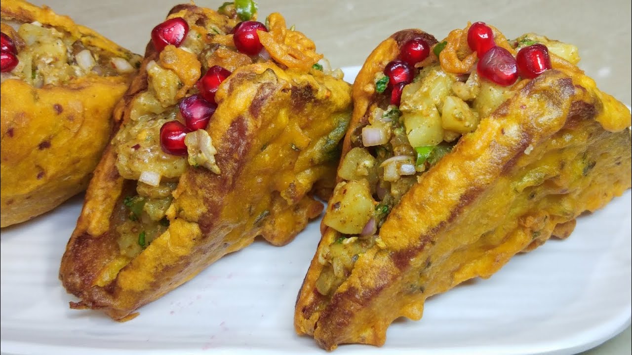 Easy Crispy Bread Chaat Recipe | Bread Pakoda Recipe | Ramzan Special Bread Recipe.