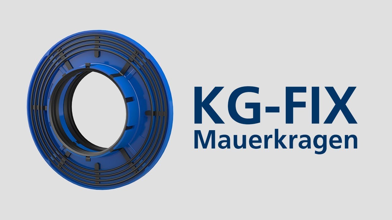 Montage KG Fix Mauerkragen