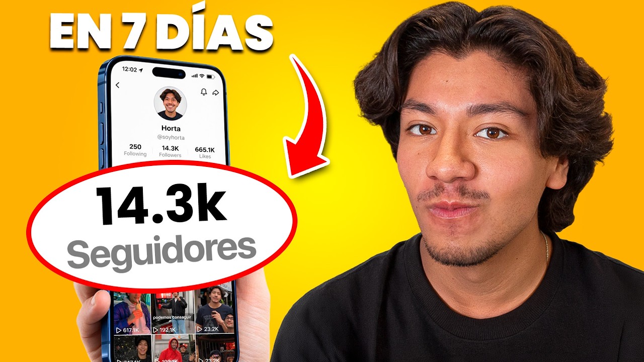 Cómo CRECER En Tiktok (10,000 Seguidores En 7 Días)