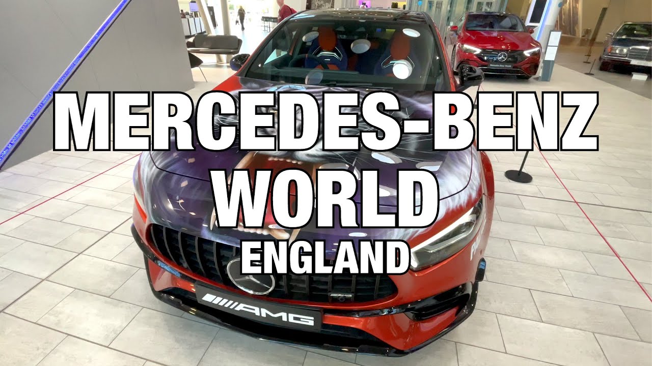 Mercedes-Benz World UK England, Weybridge, Brooklands, Surrey 4K HDR