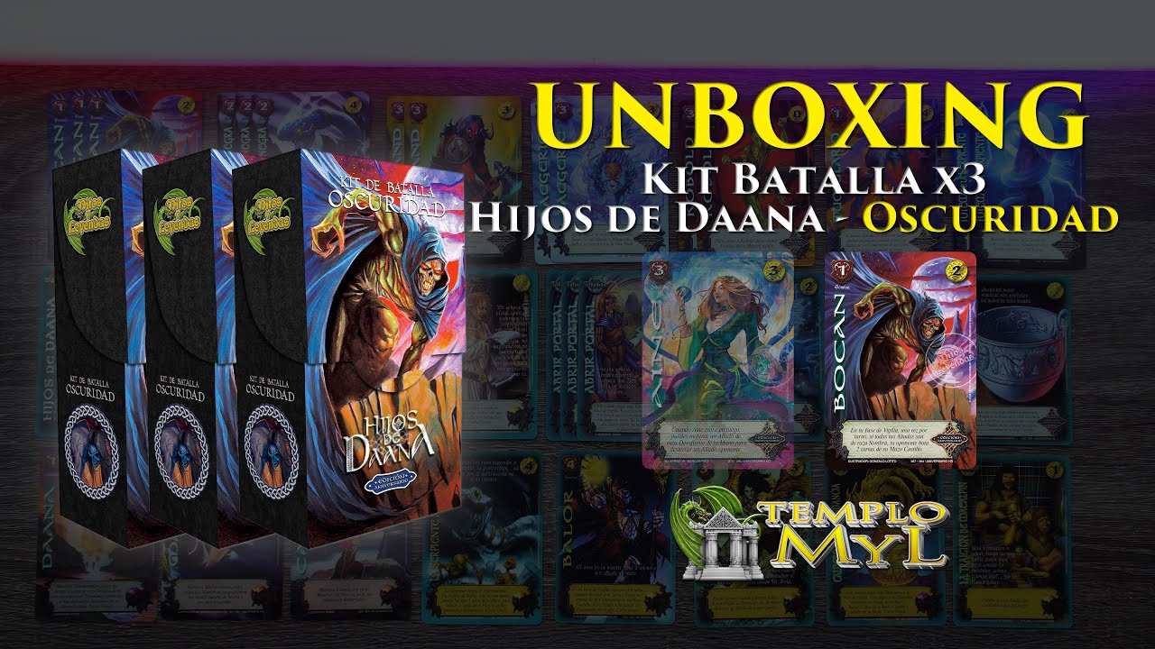 Unboxing Kit de Batalla Hijos de Daana Oscuridad x3 🏛️🐉 Templo MyL