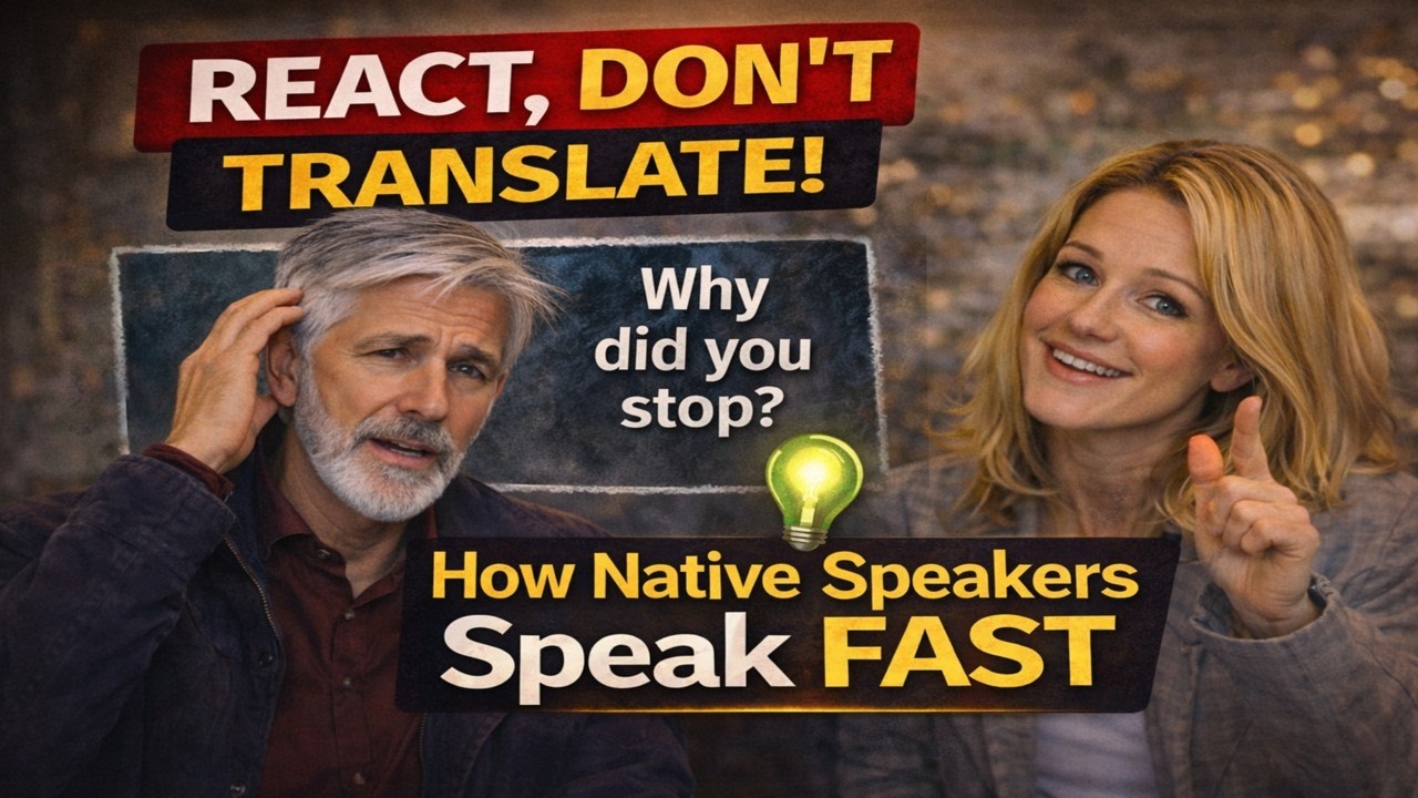 You Freeze Because You Translate | React Faster in English (B1)