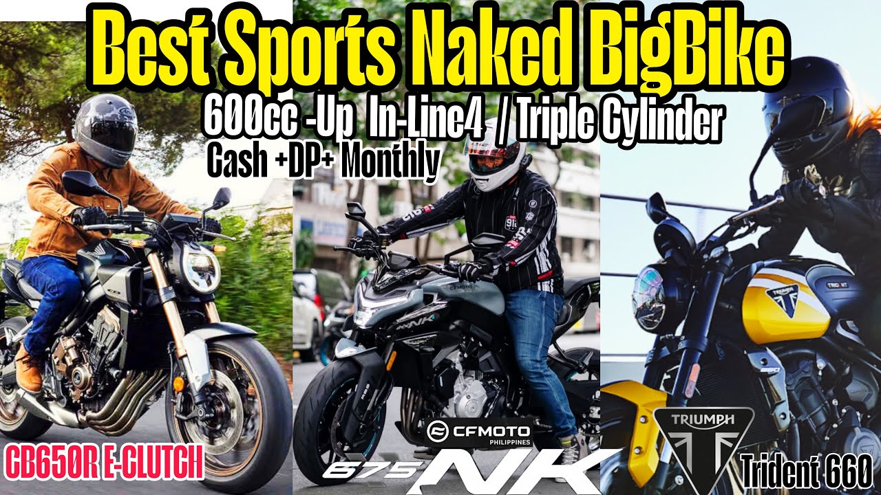600cc  Motorcycle Philippines -Inline4 / Triplecylinder 400k Price Range - TOP 5 Models
