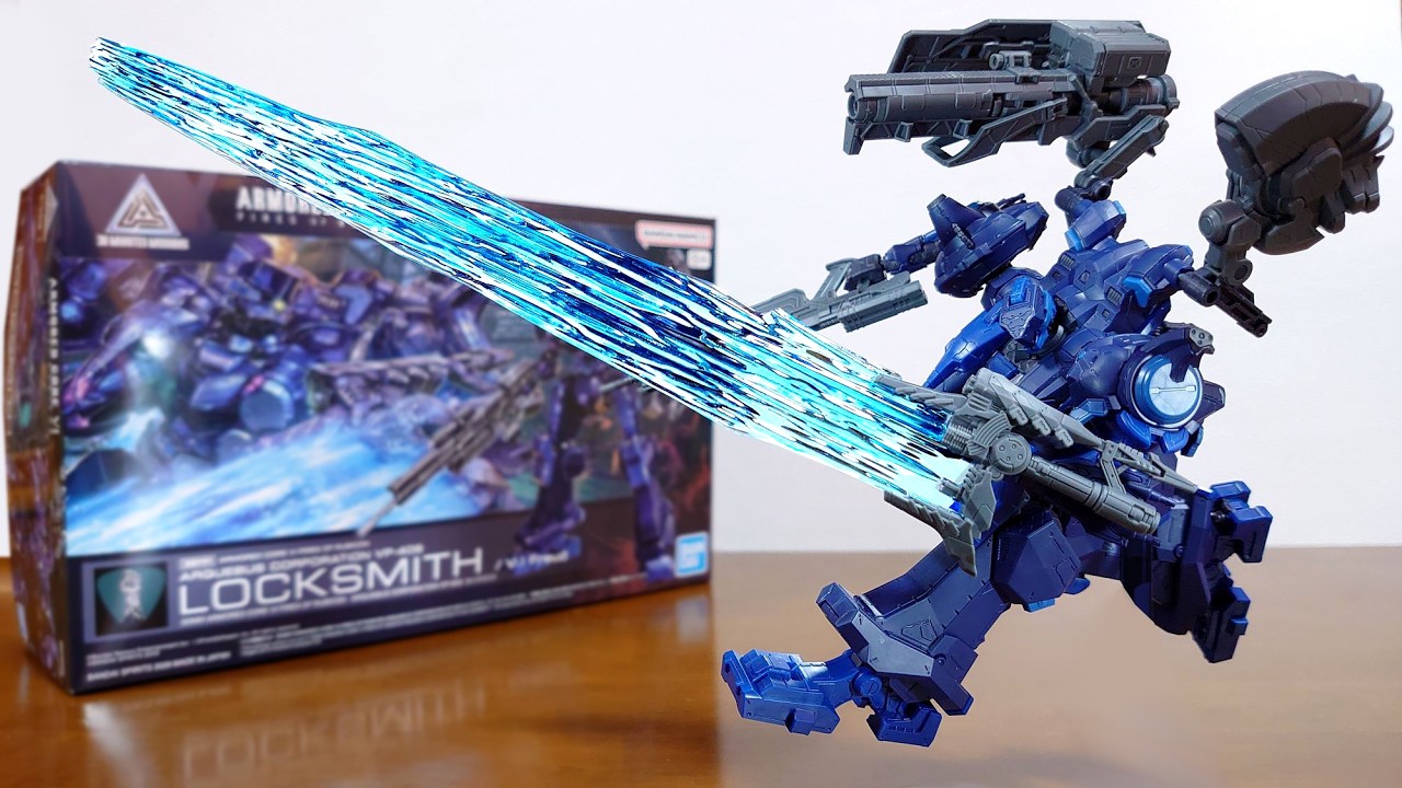 【バンダイ驚異のメカニズム！大迫力のレーザーブレード！】30MM ARMORED CORE Ⅵ FIRES OF RUBICON ロックスミス　レビュー