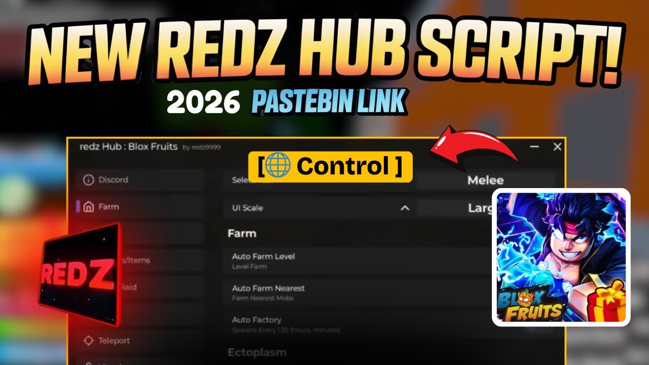 🔥 New Redz Hub Script is BACK! (2026) - Best Blox Fruit script (Pastebin LINK)