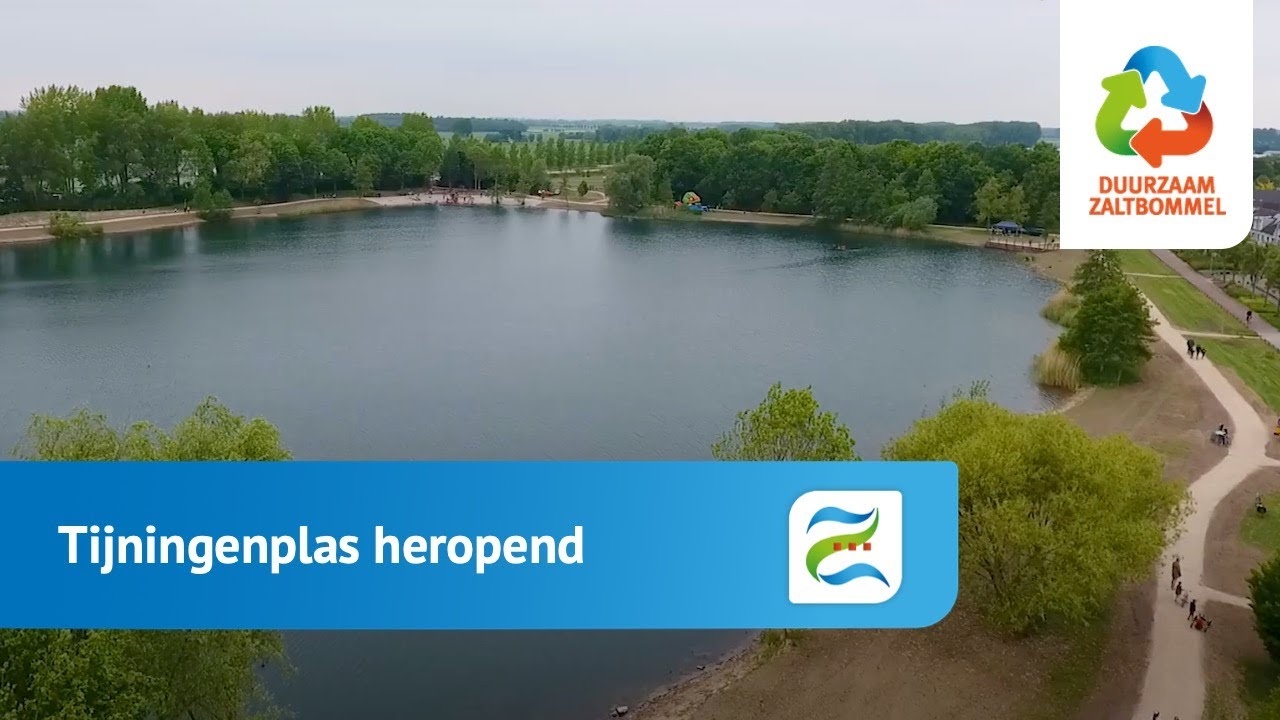 Tijningenplas Zaltbommel heropend 17 mei 2019