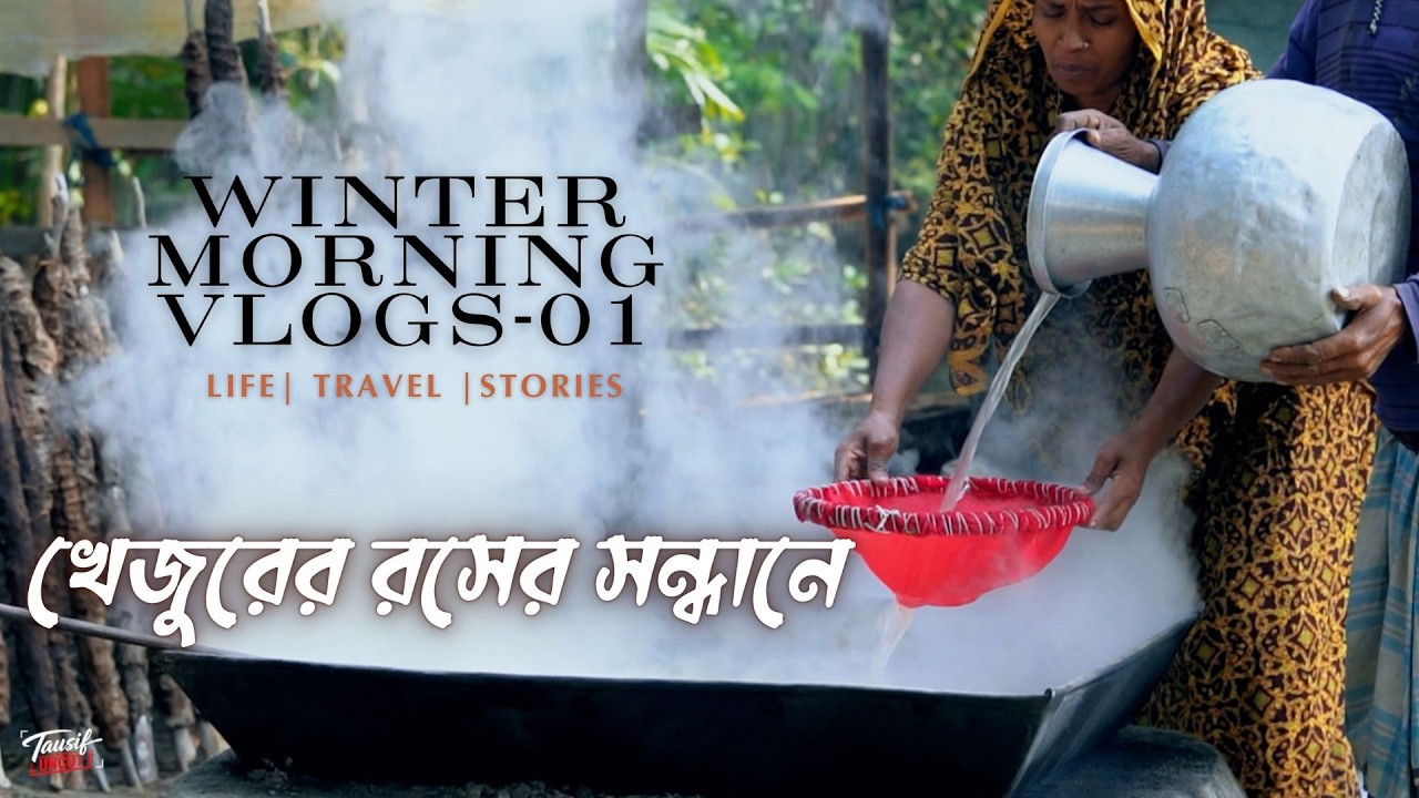 Bangla Village Winter Morning | খেজুরের রসের গল্প