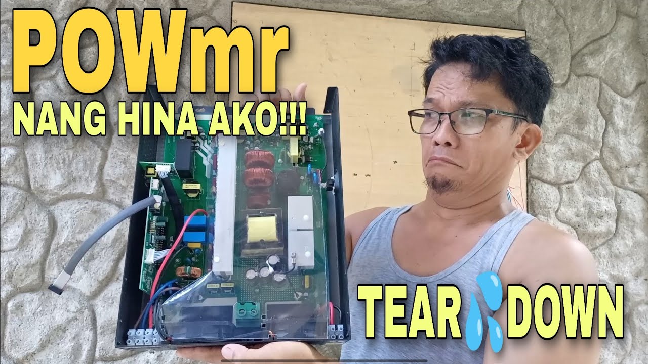 POWmr DISMAYADO ako sa NAKITA KO!! || HYBRID TEARDOWN 1600watts pure sone wave 12 volts