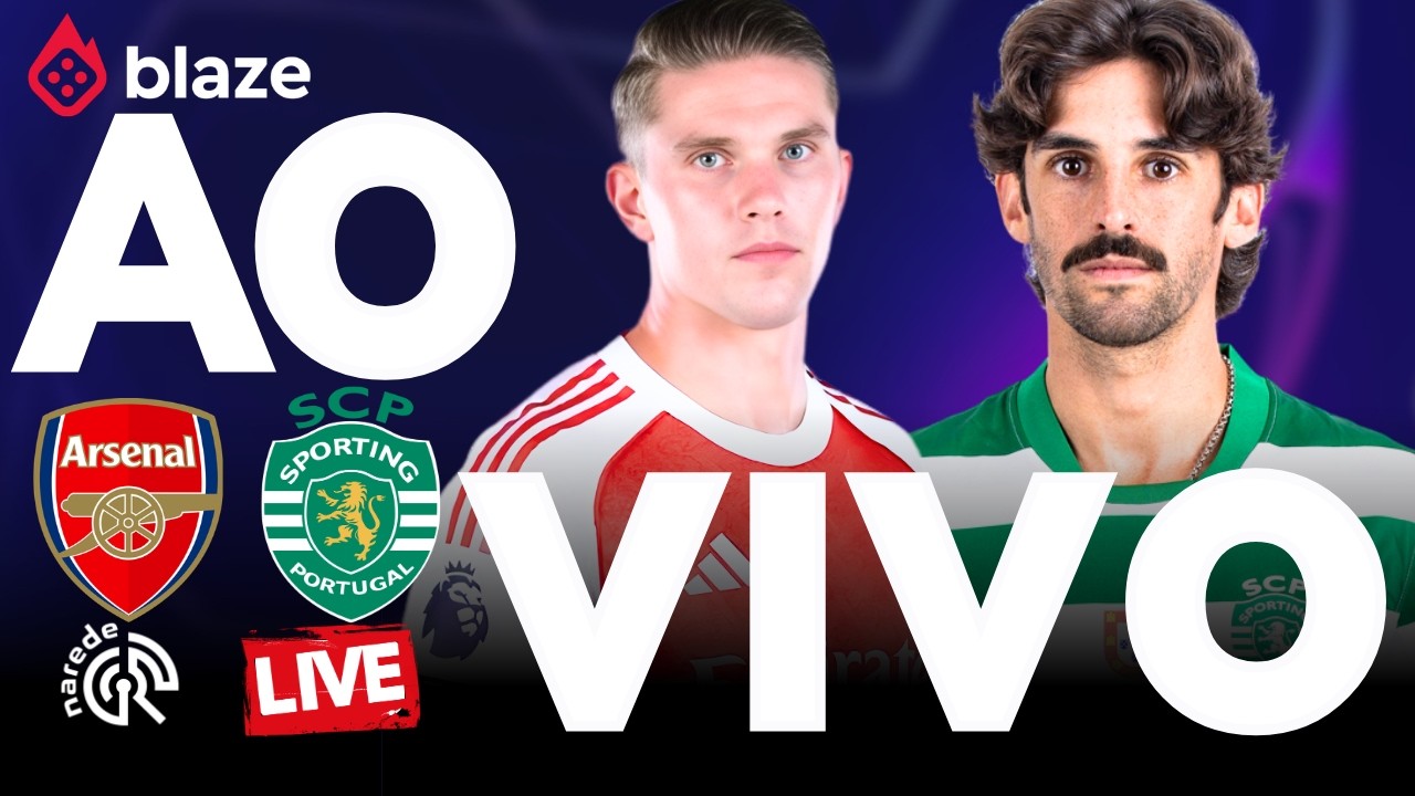 ARSENAL X SPORTING AO VIVO 🔴 HOJE | JOGO AO VIVO AGORA | CHAMPIONS LEAGUE 2026