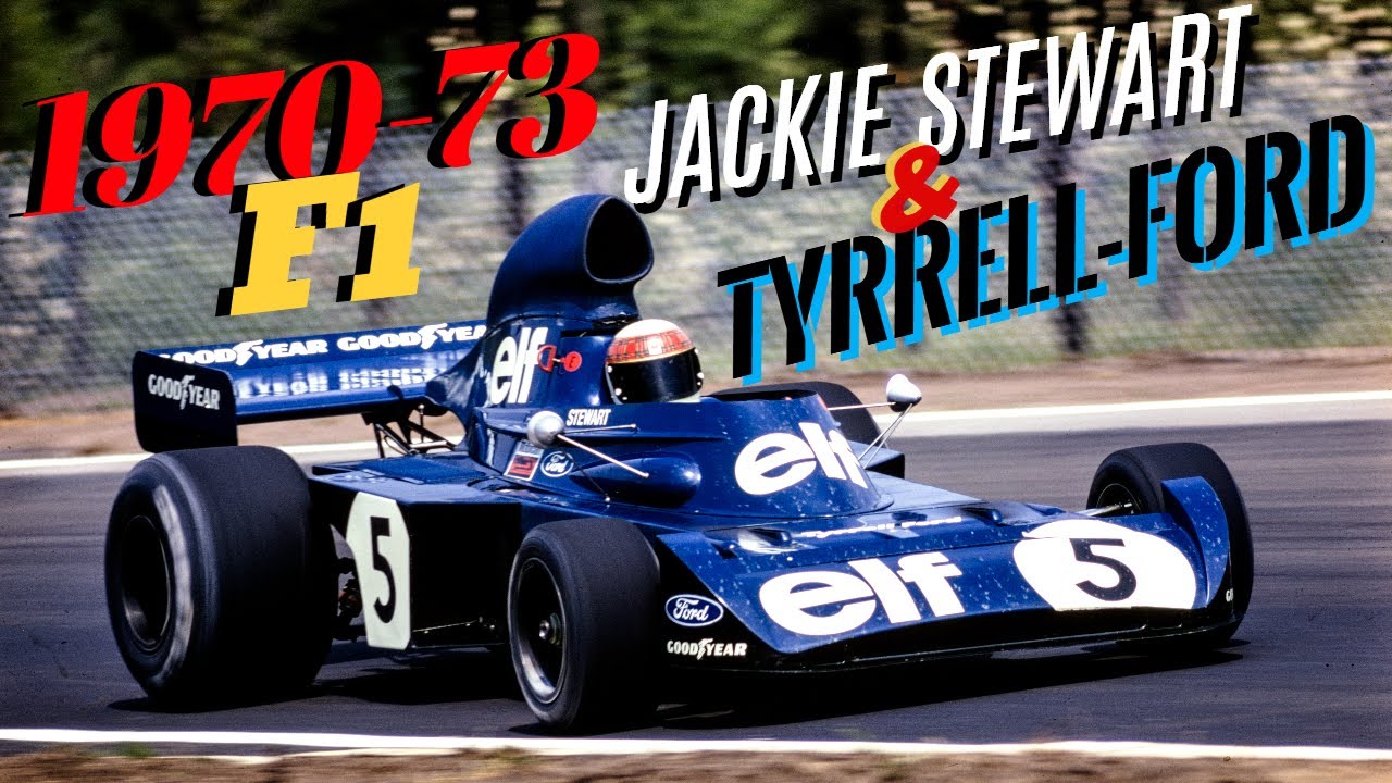Vintage F1: Jackie Stewart GP Highlights Tyrrell-Ford 1970-73 | Onboard & Original Race Sound