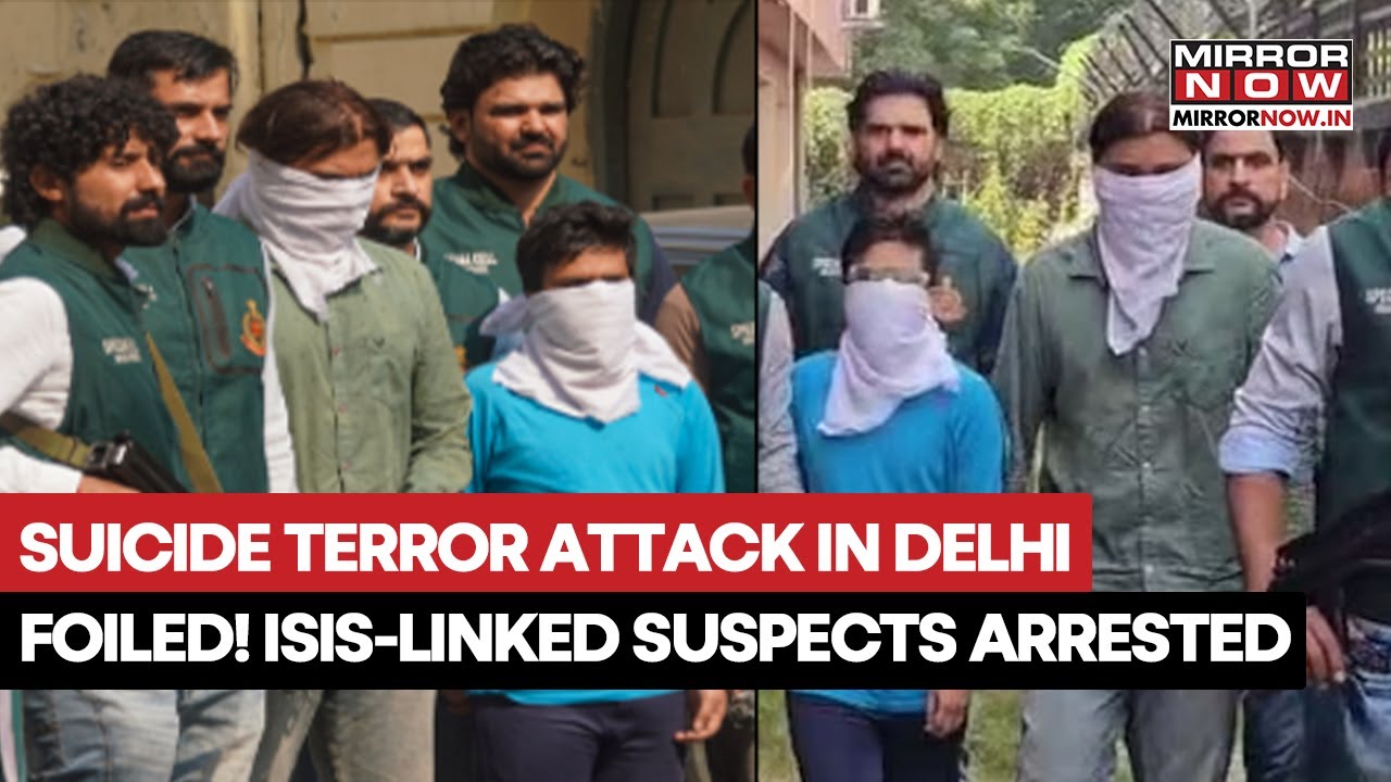 ISIS-Linked Module Busted In Delhi, 2 Terrorists Arrested; Suicide Attack Planned For Diwali | Watch