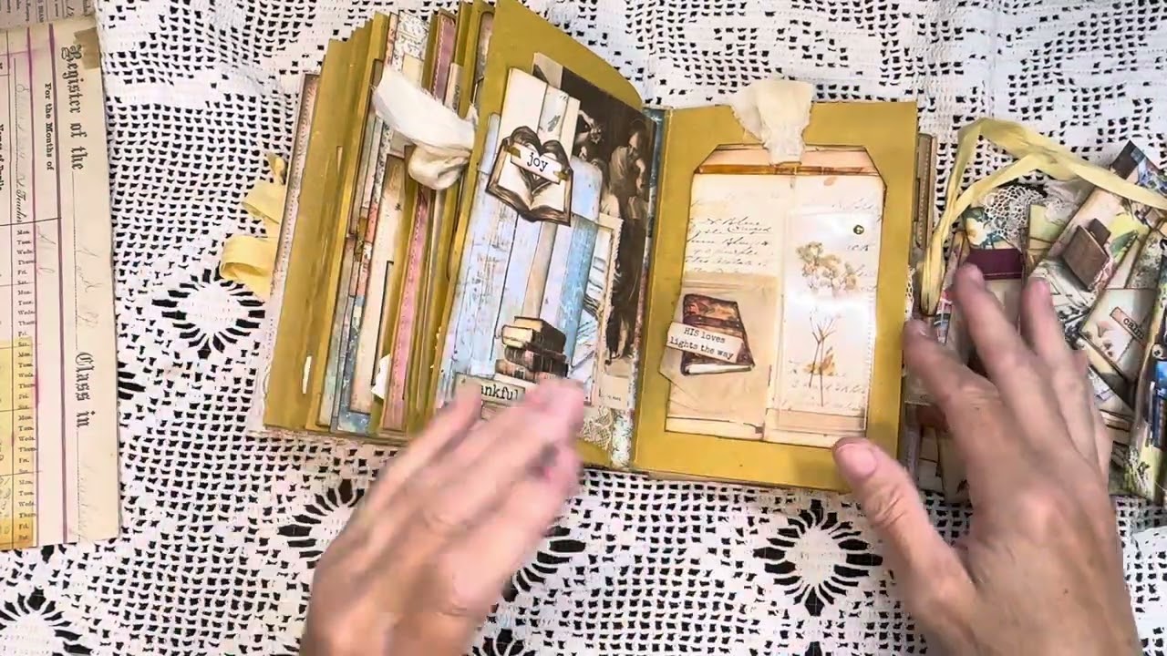 #CraftySummerSimples; completed journal flip through