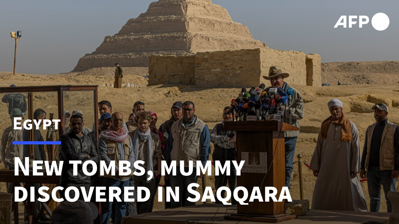 Egypt unveils ancient 'secret keeper' tomb, golden mummy | AFP