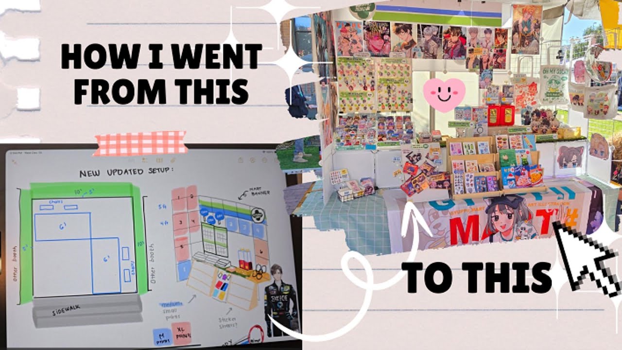 How I Plan My Artist Alley Setup! | Tips and Tricks on Improving Your Booth