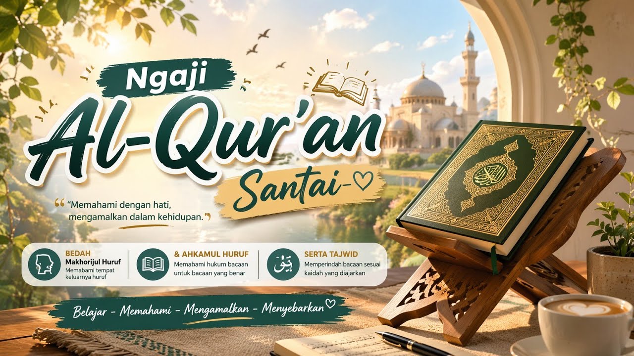 🔴 LIVE Belajar Ngaji Al-Qur'an. 01-03-2026