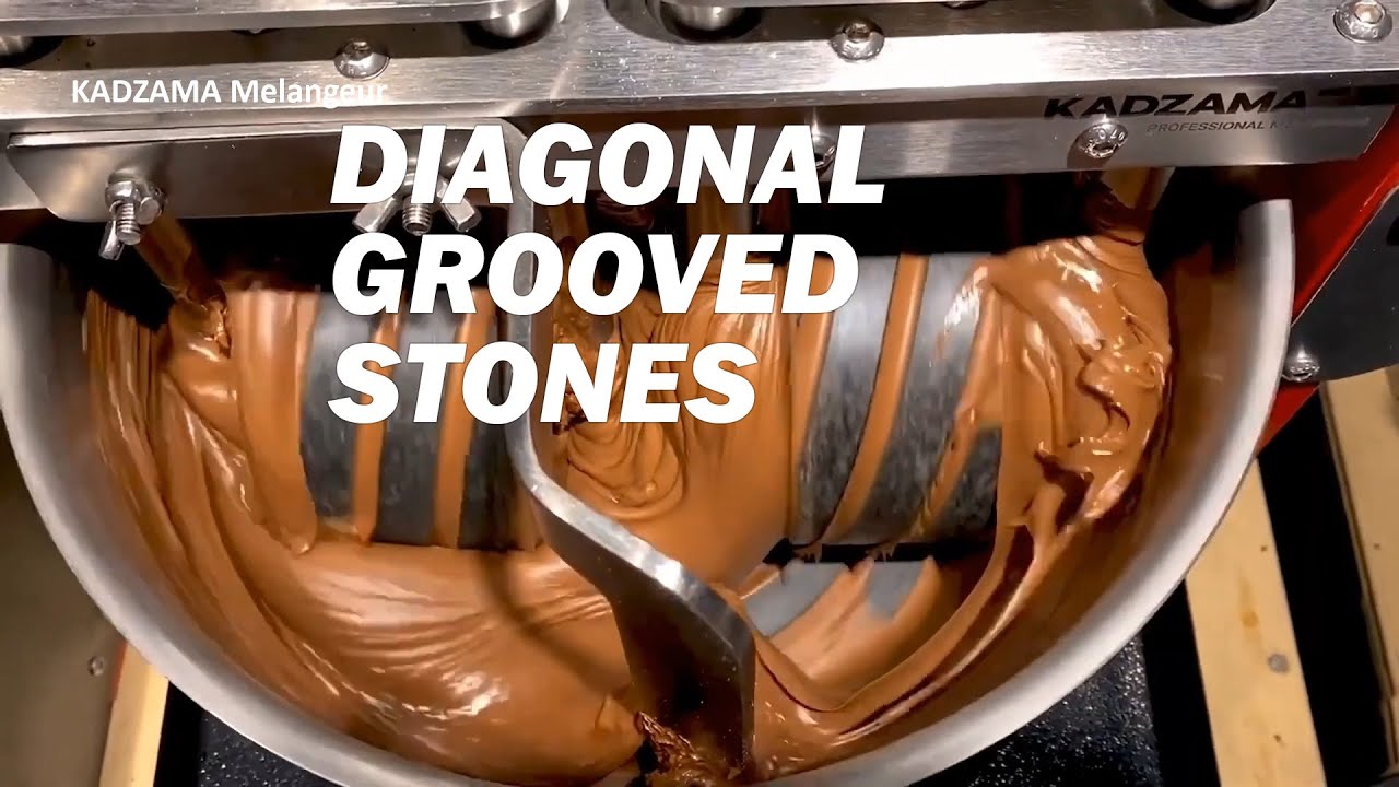 Diagonal grooved stones in melangers | KADZAMA