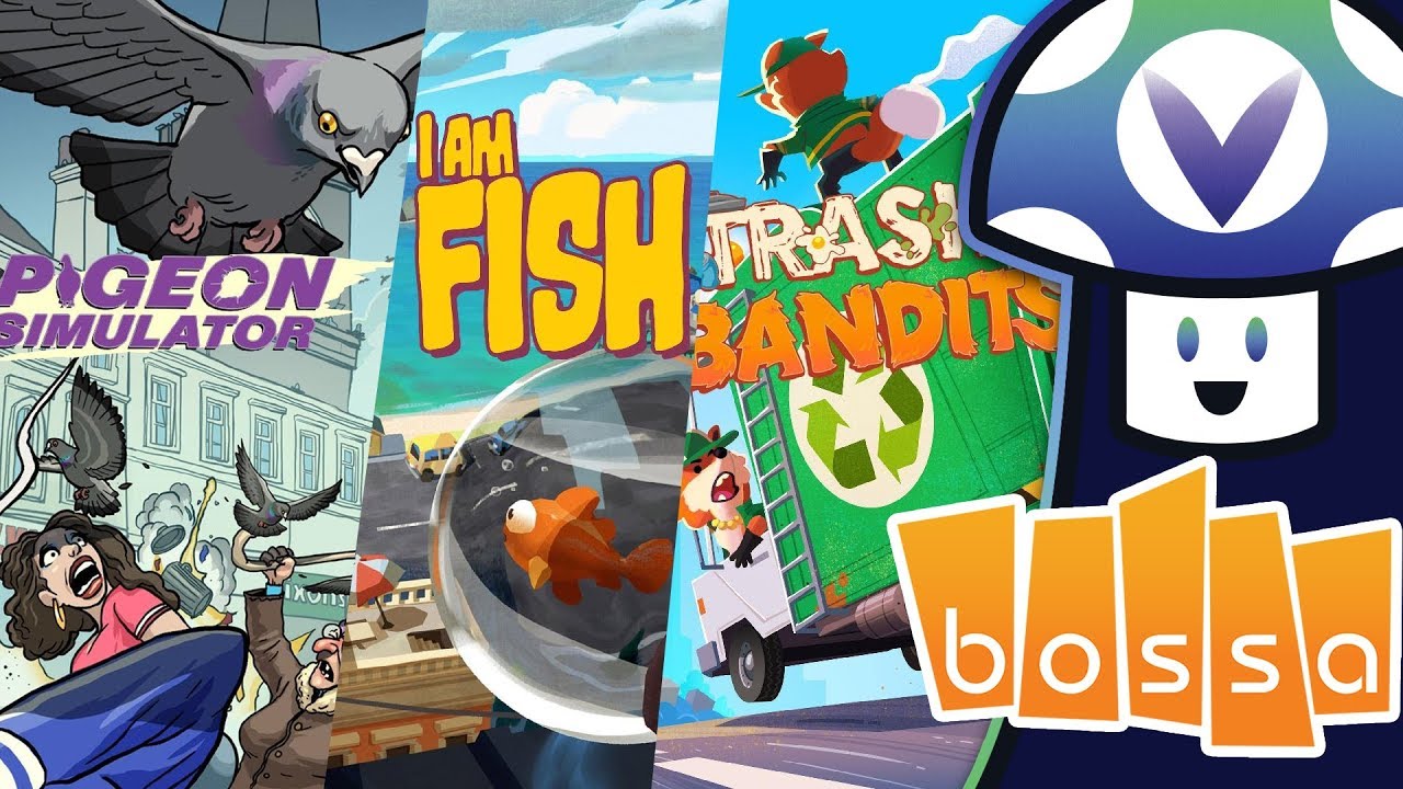 [Vinesauce] Vinny - Pigeon Simulator, I Am Fish, Trash Bandits (Bossa Presents)