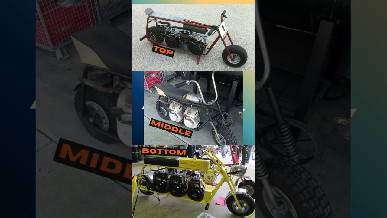3-Way Battle of the Double and Triple Engine Mini Bikes!