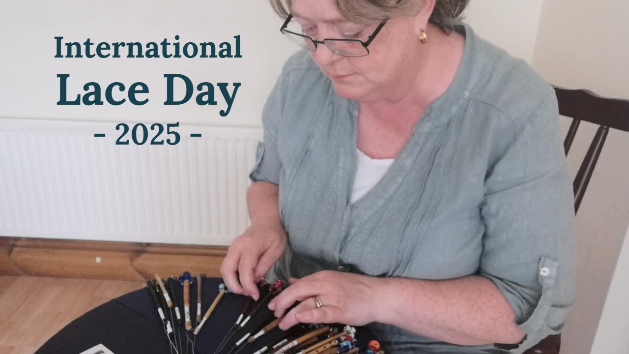 Making Bucks Point Lace on International Lace Day 2025