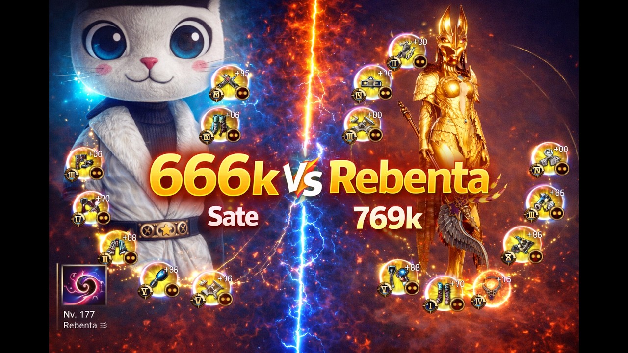 1v1 - Sate 666K vs Rebenta (Old Jin) 769K | MIR4 Global