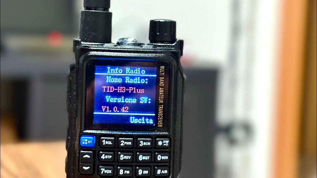Tidradio TD H3 Plus ancora più performante nuovo firmware V1.0.42 con menù in lingua italiana 