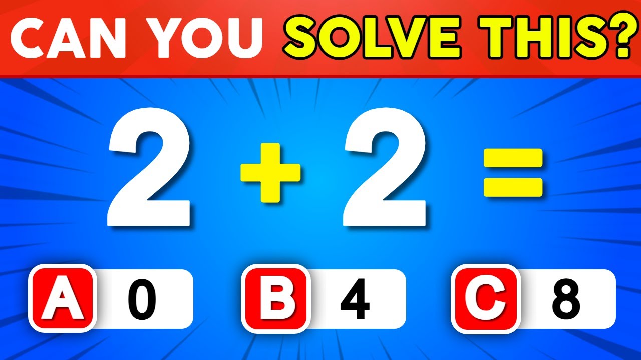 The Ultimate MATH Quiz! ➗✖️ | EASY Quiz 2026