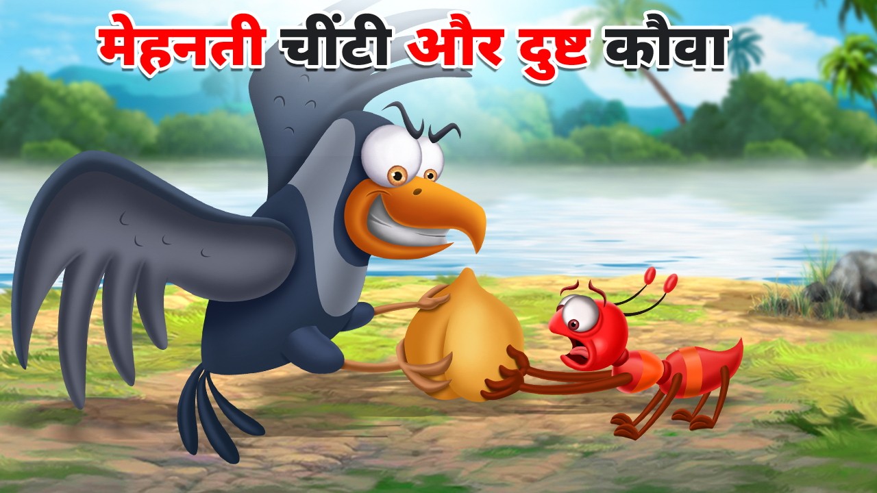मेहनती चींटी और दुष्ट कौवा | MEHANATI CHINTI KI KAHANI | HINDI STORIES | HINDI KAHANIYA