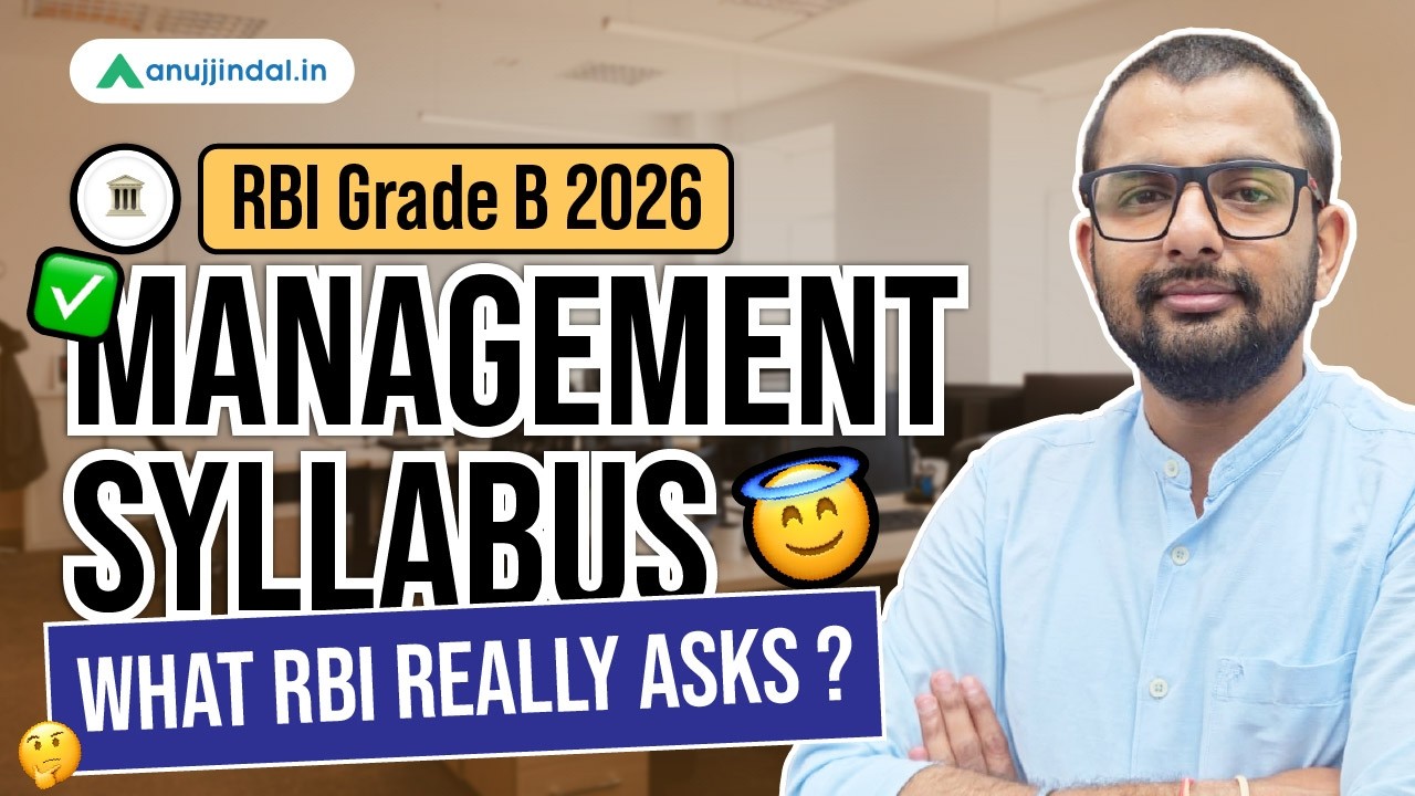 Экзаменационный тест RBI Grade B 2026 по менеджменту | Фактические темы против темы, указанной в ...